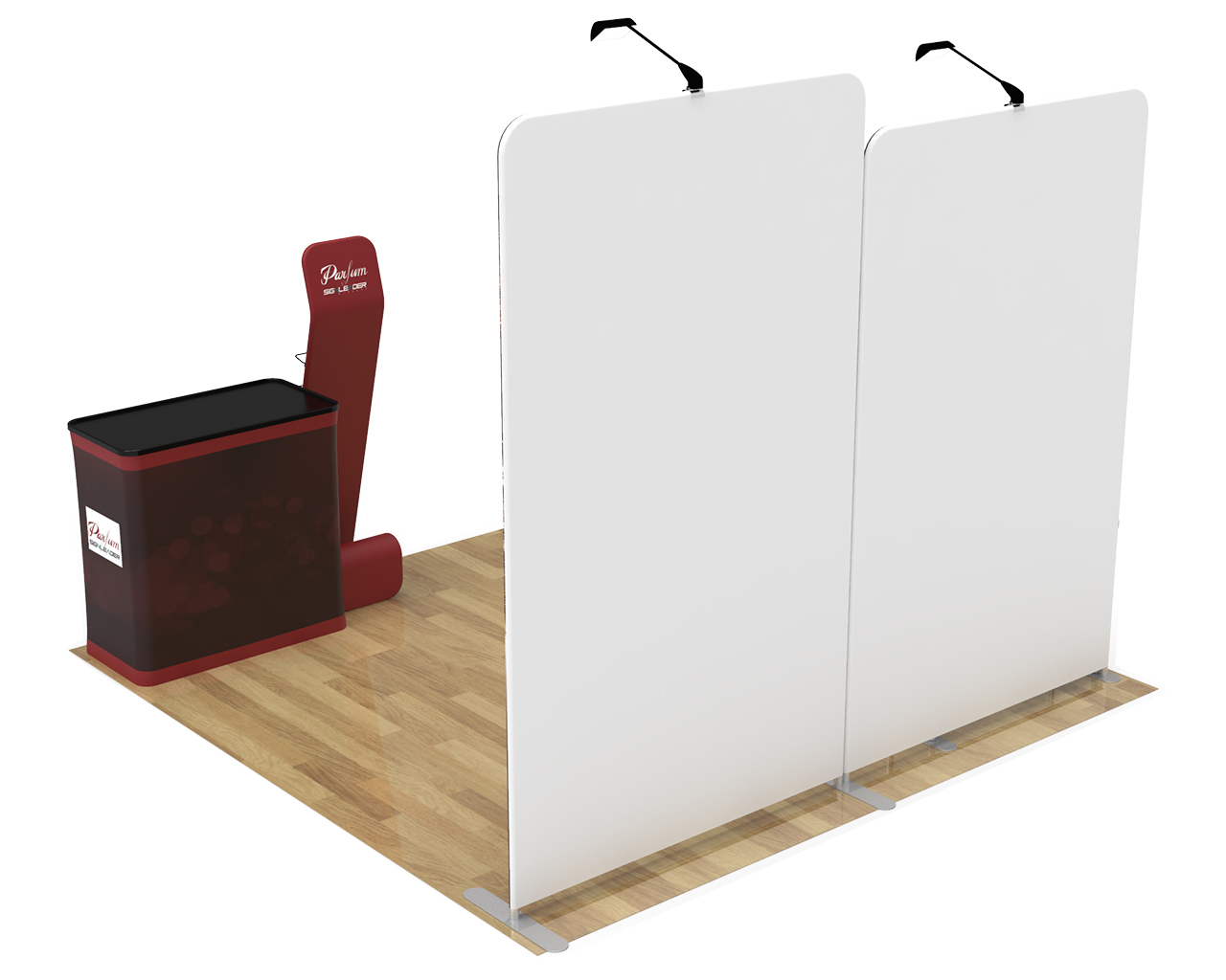 10ft Custom Portable Trade Show Booth Kit B1