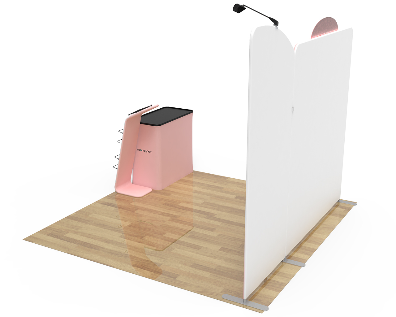 10ft Commercial Portable Custom Trade Show Booth Combo 02