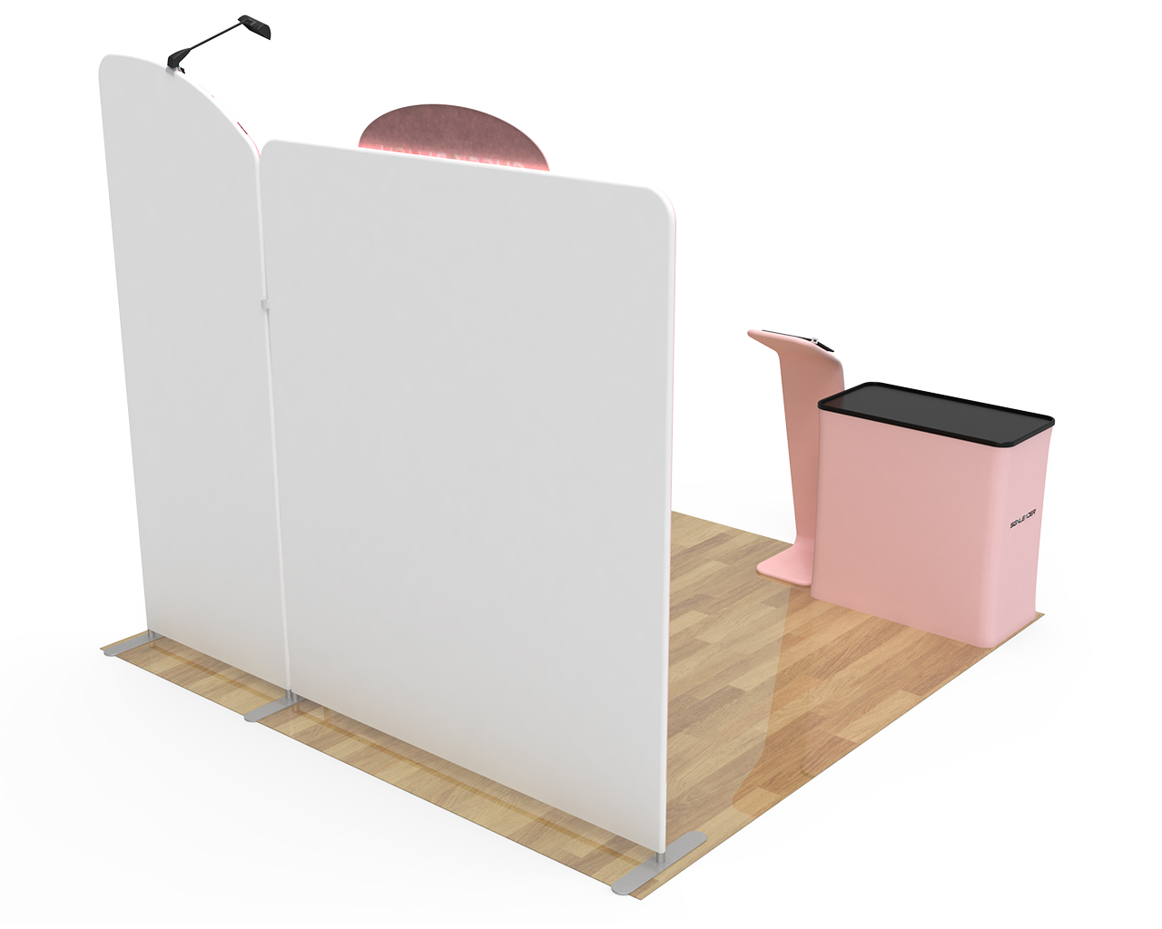 10ft Commercial Portable Custom Trade Show Booth Combo 02