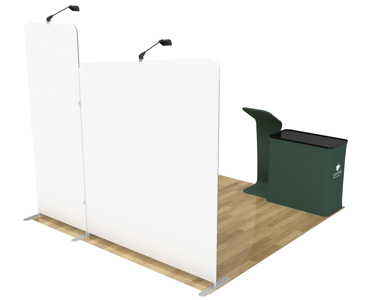 10ft Commercial Portable Custom Trade Show Booth Combo 03