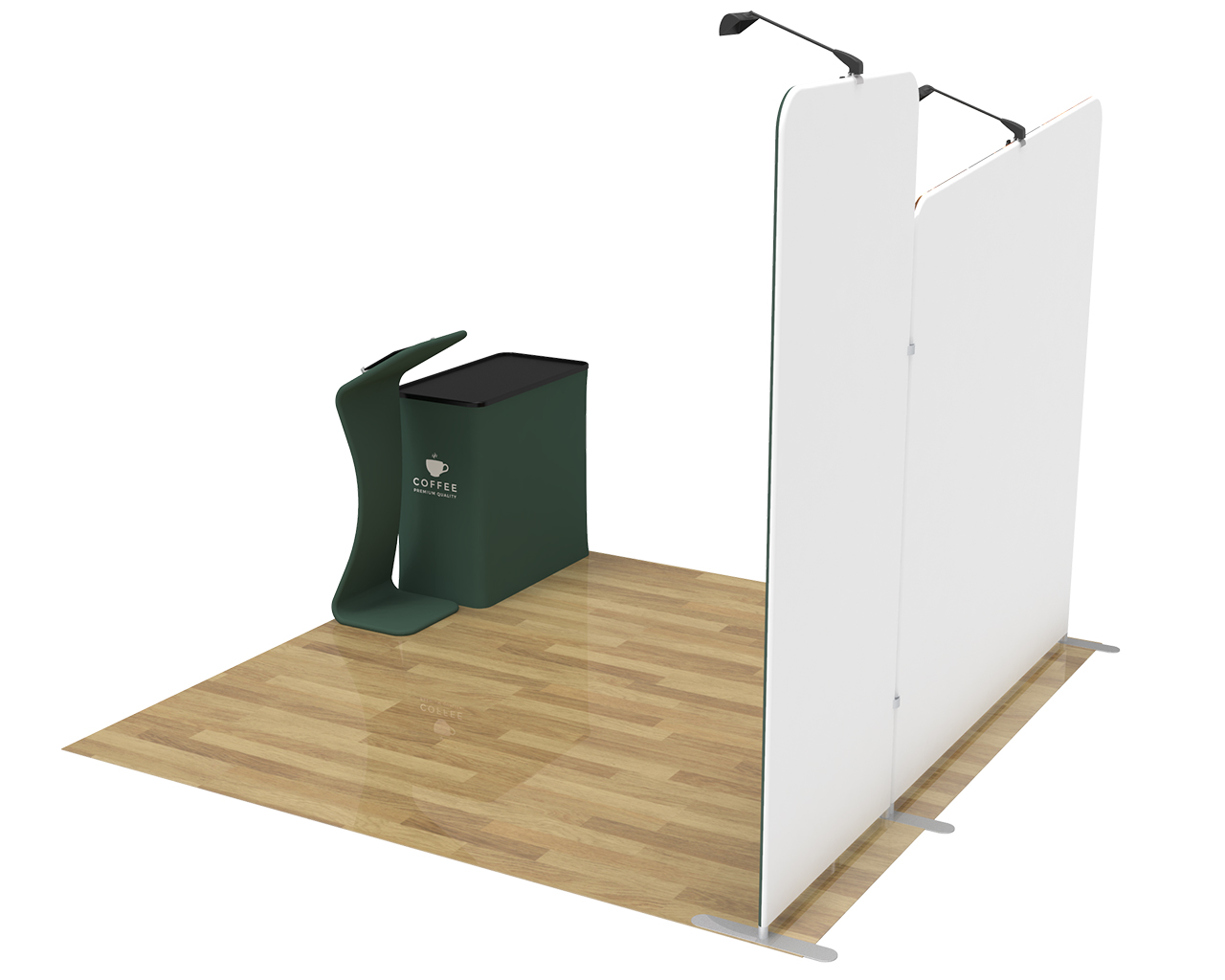 10ft Commercial Portable Custom Trade Show Booth Combo 03