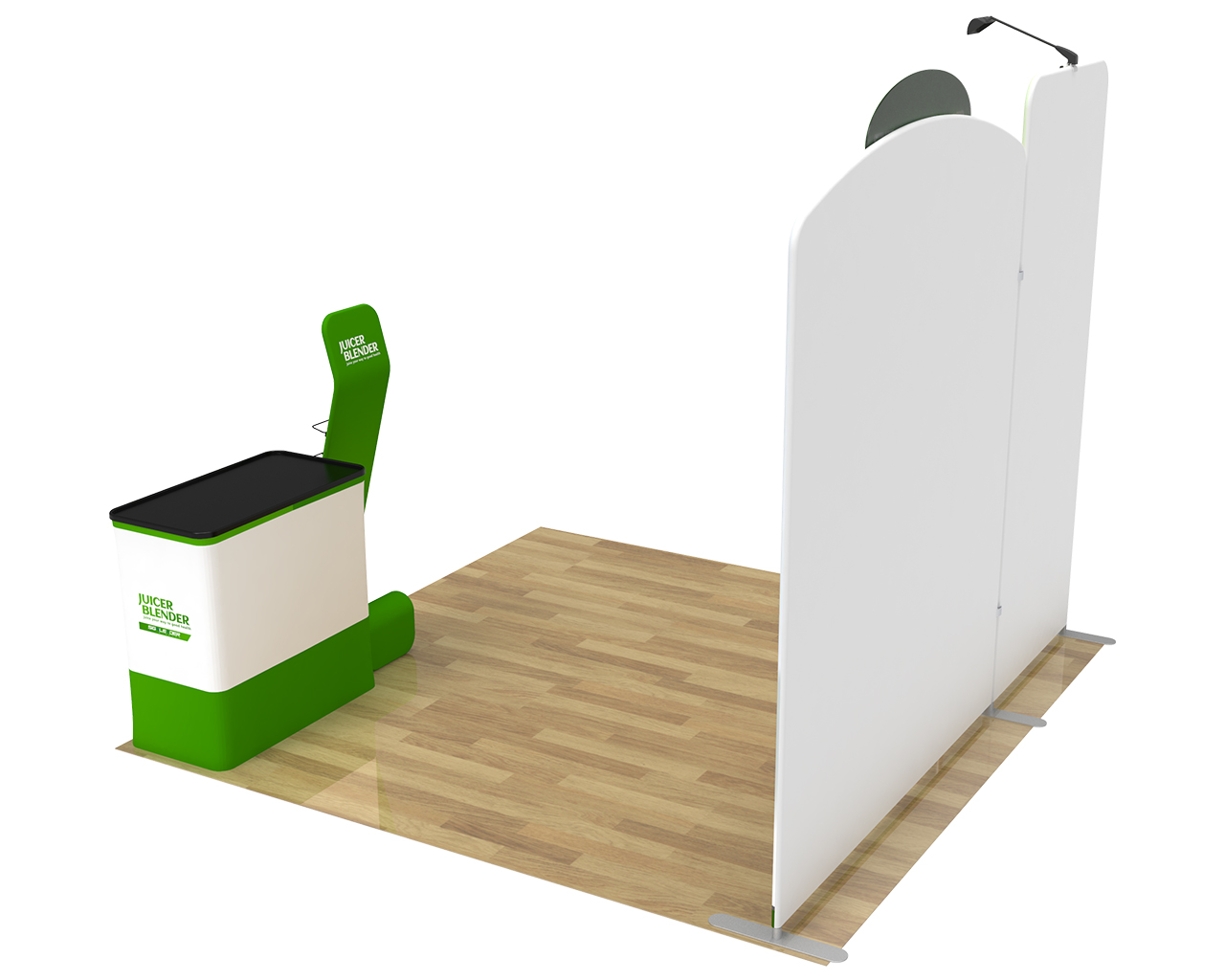 10ft Commercial Portable Custom Trade Show Booth Combo 04
