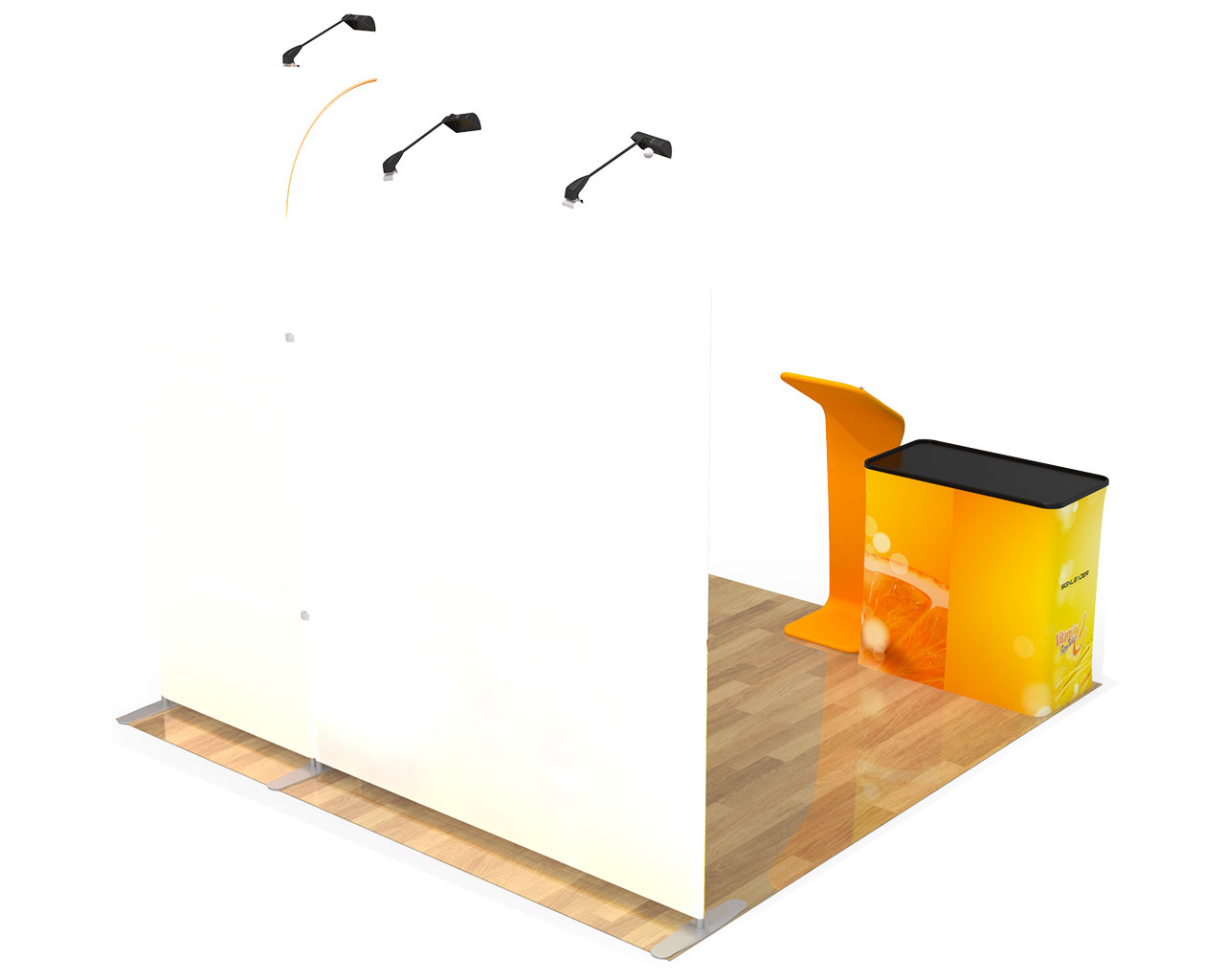 10ft Commercial Portable Custom Trade Show Booth Combo 15