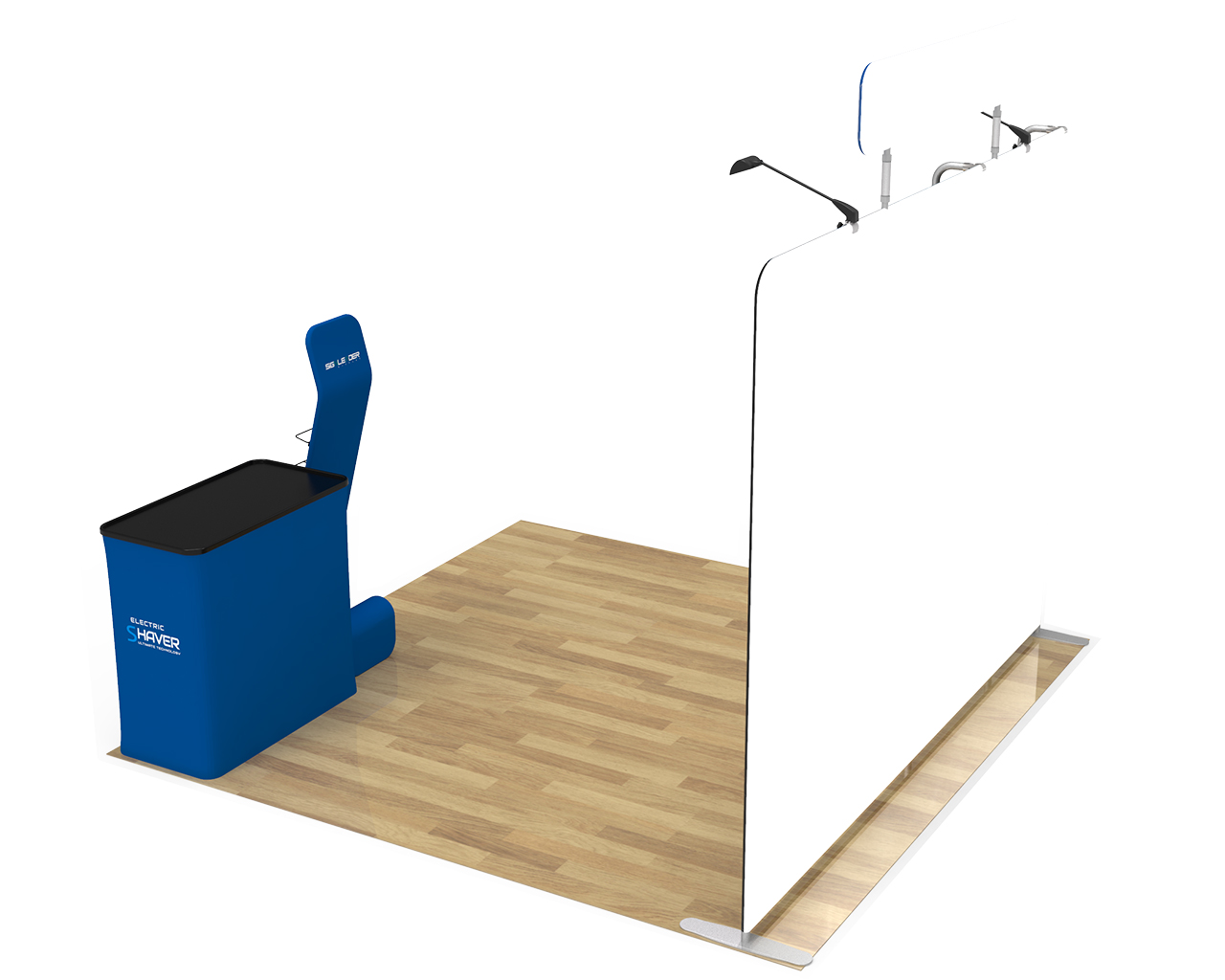 10ft Commercial Portable Custom Trade Show Booth Combo 18