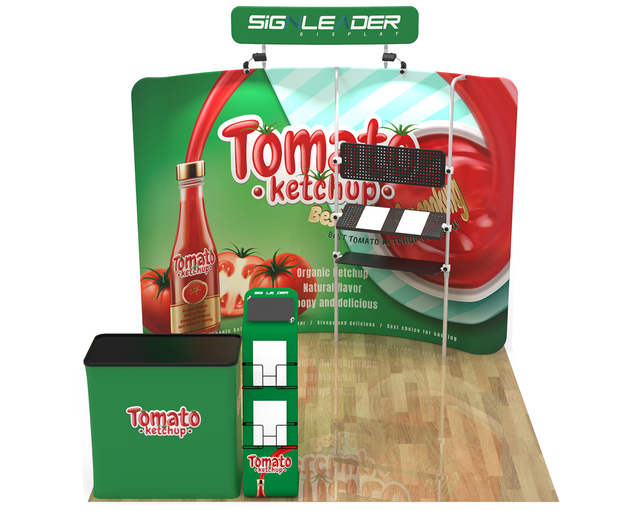 10ft Commercial Portable Custom Trade Show Booth Combo 19