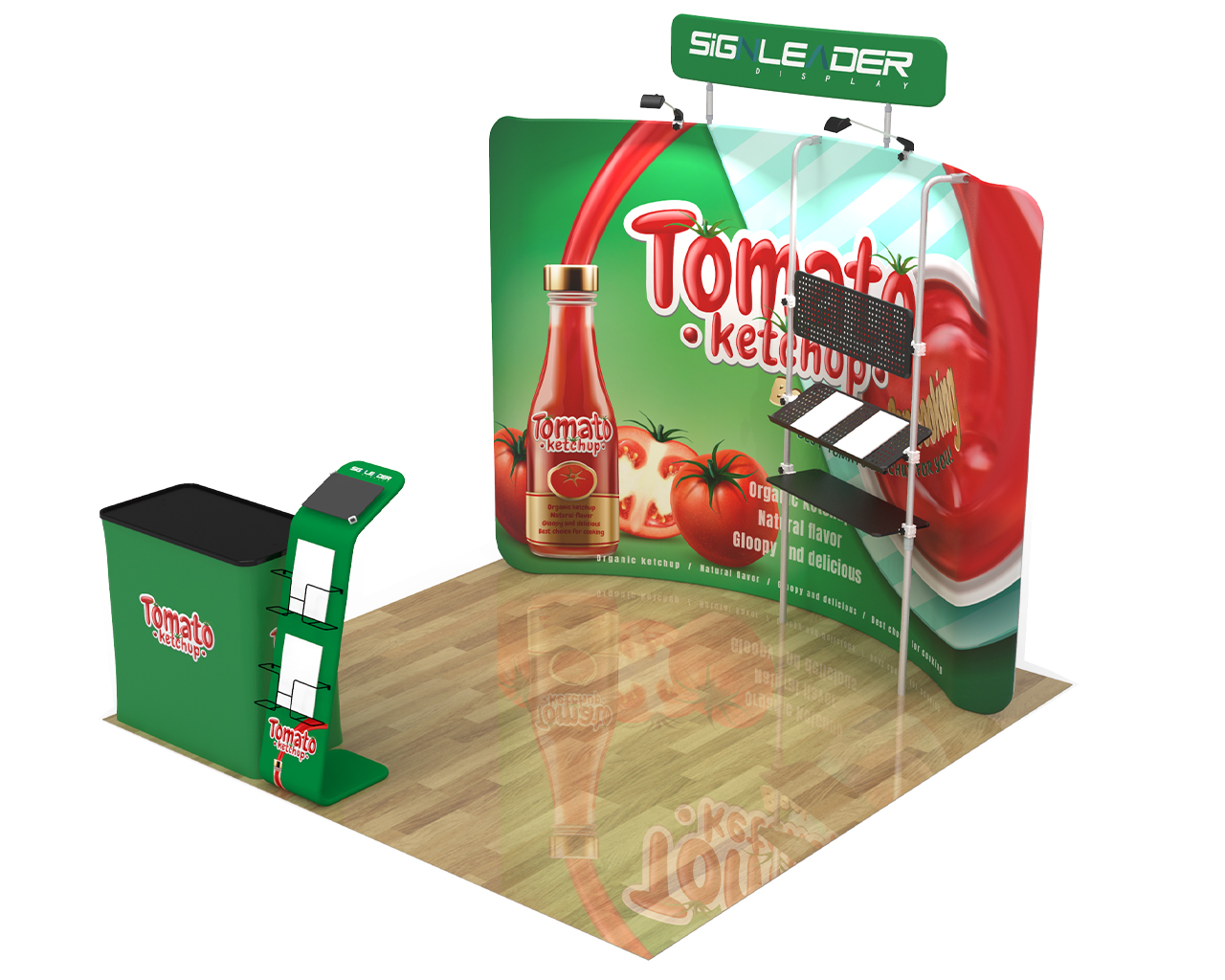 10ft Commercial Portable Custom Trade Show Booth Combo 19