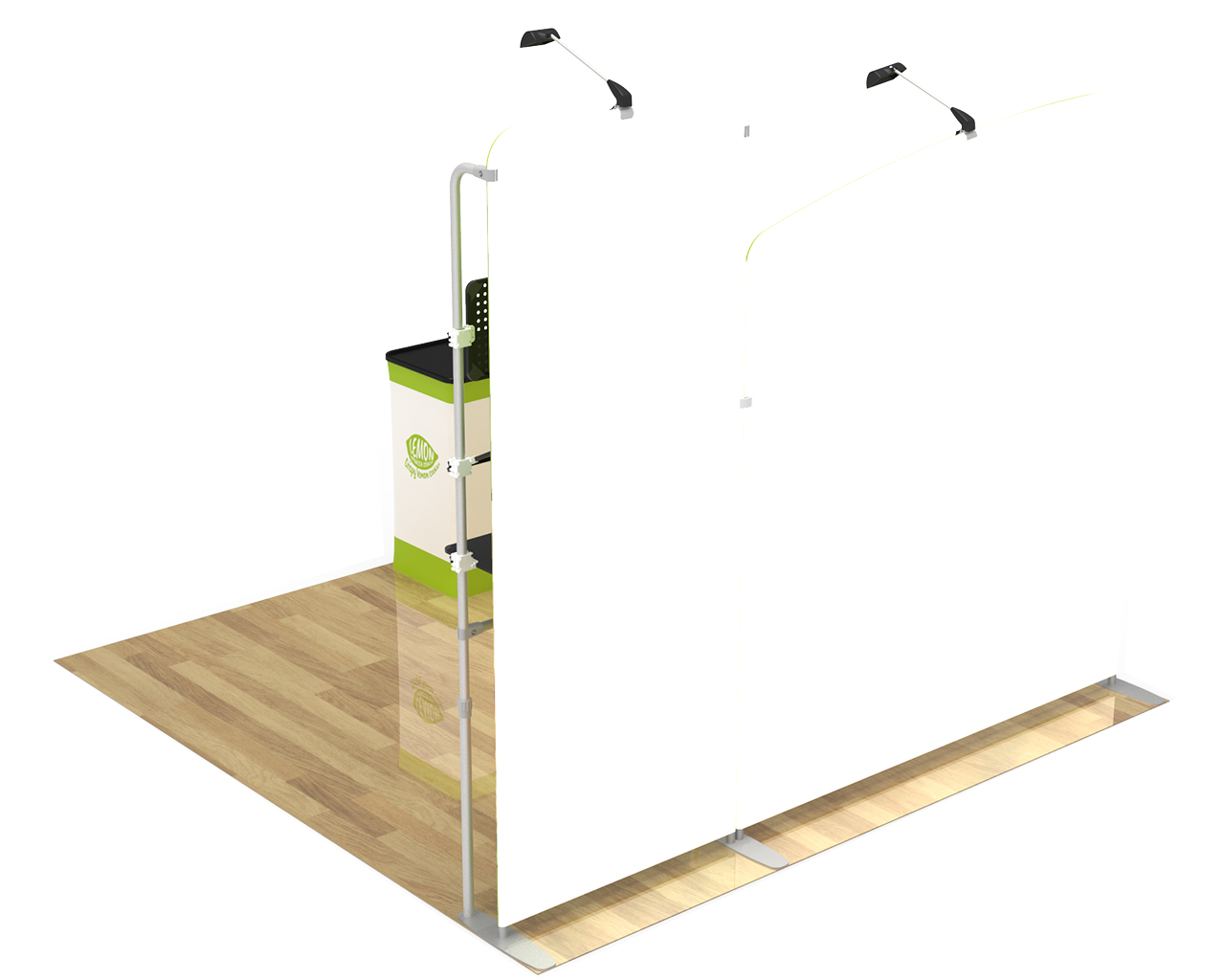 10ft Commercial Portable Custom Trade Show Booth Combo 21