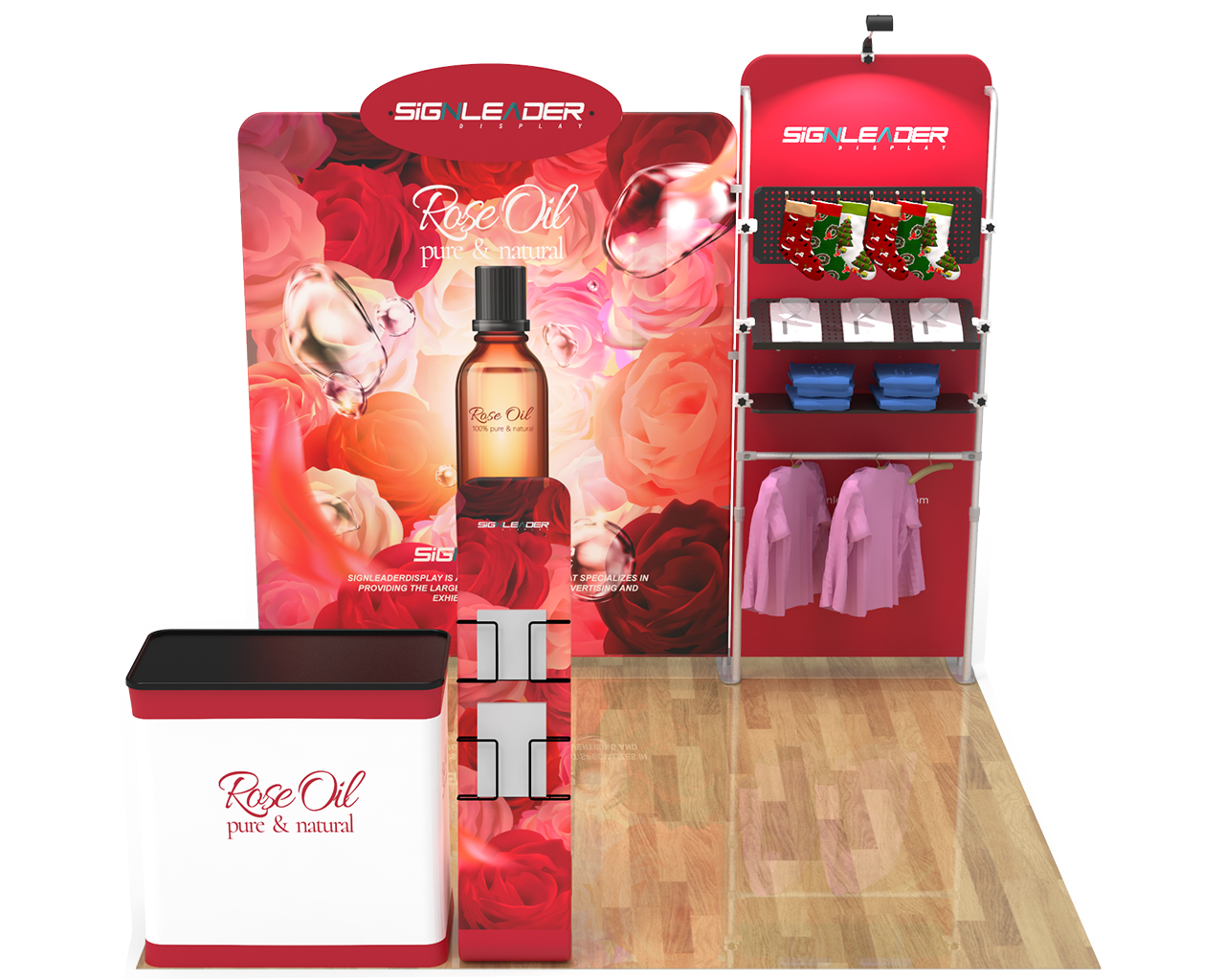 10ft Commercial Portable Custom Trade Show Booth Combo 22