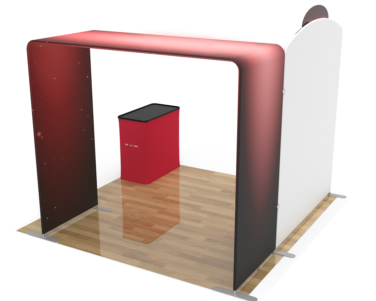 10ft Commercial Portable Custom Trade Show Booth Combo 08