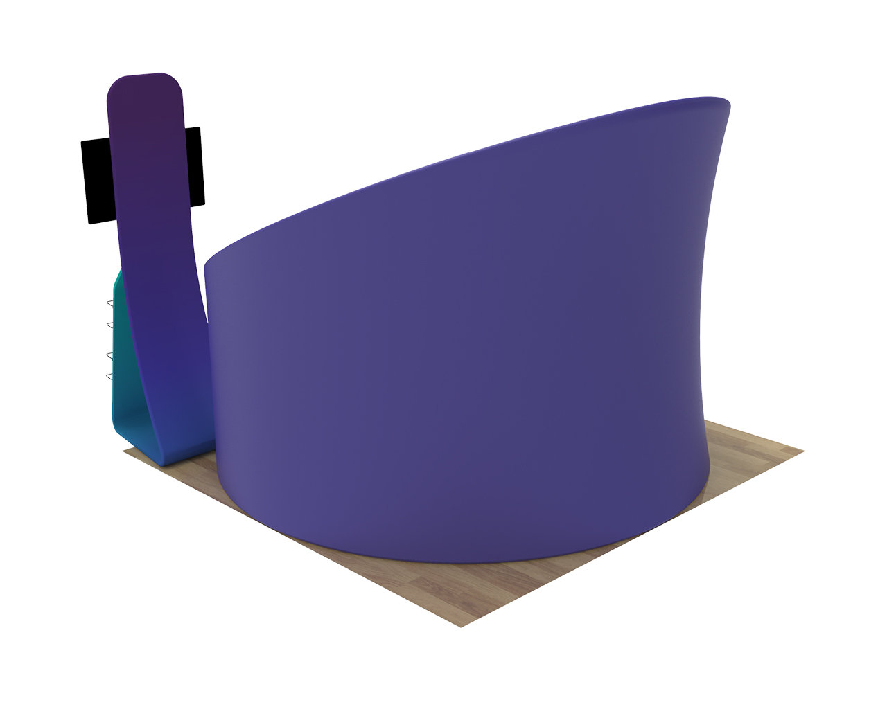 10ft Custom Portable Trade Show Booth Kit K