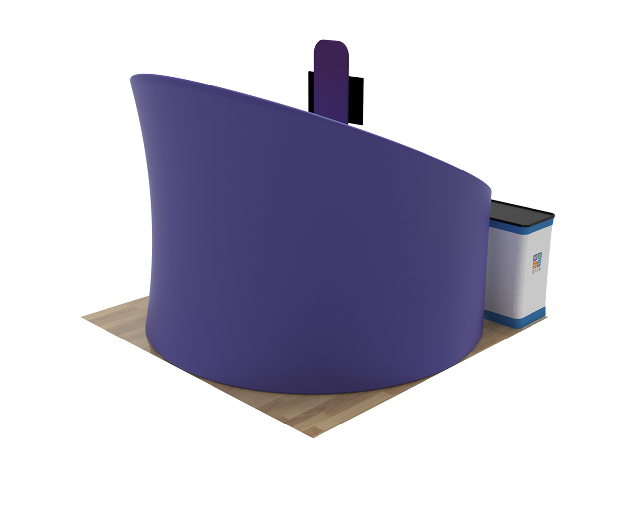 10ft Custom Portable Trade Show Booth Kit K