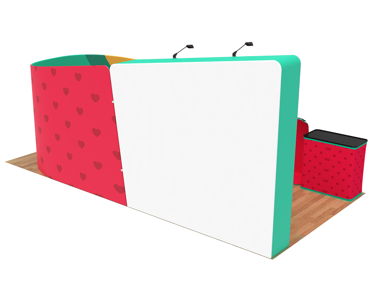 10x20ft Commercial Custom Trade Show Booth Combo C