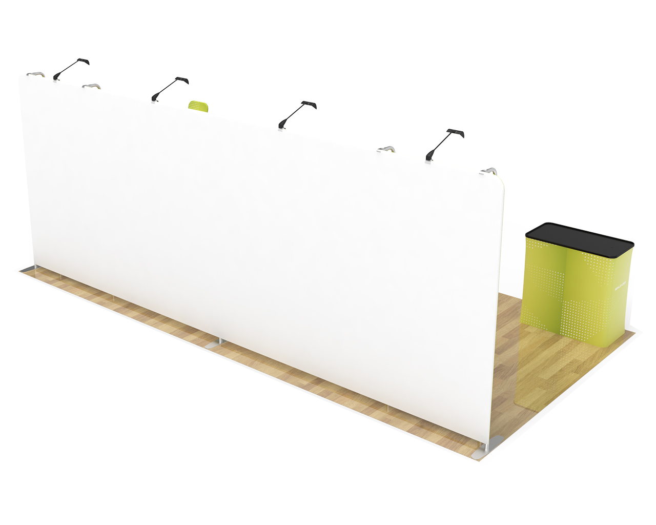 10x20ft Commercial Custom Trade Show Booth Combo M