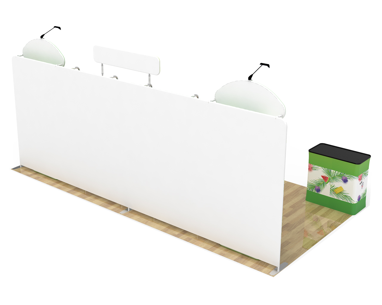 10x20ft Commercial Custom Trade Show Booth Combo P