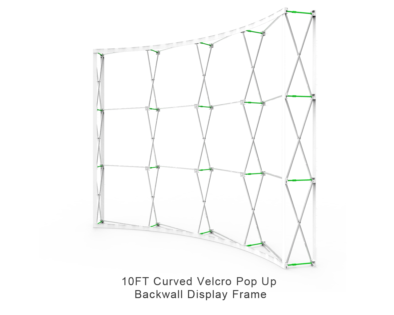 10ft Curved Velcro Portable Trade Show Booth Kit 12
