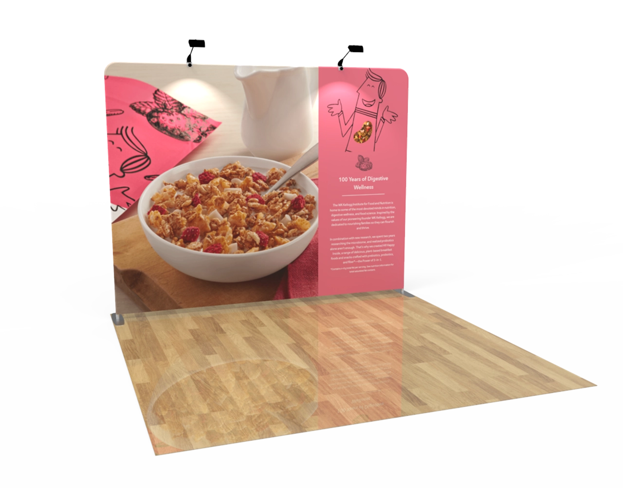 10ft Straight Tension Fabric Display