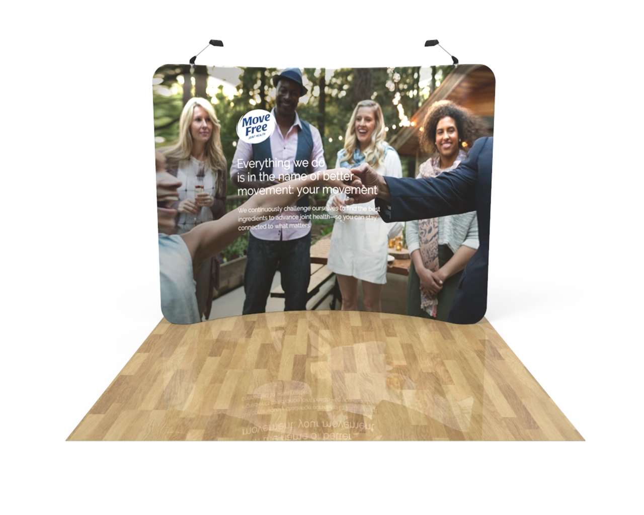 10ft Curved Tension Fabric Display