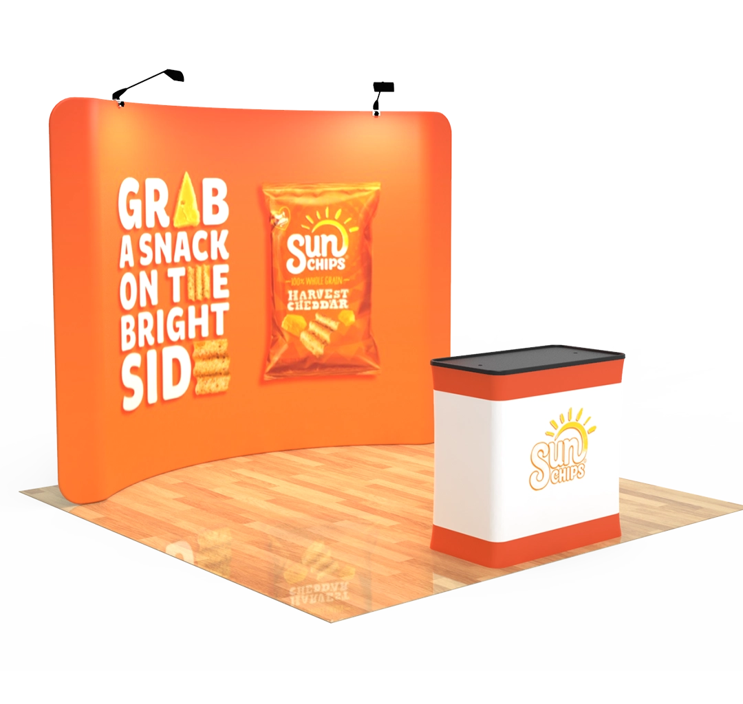 20x20ft Commercial Custom Trade Show Booth Combo B