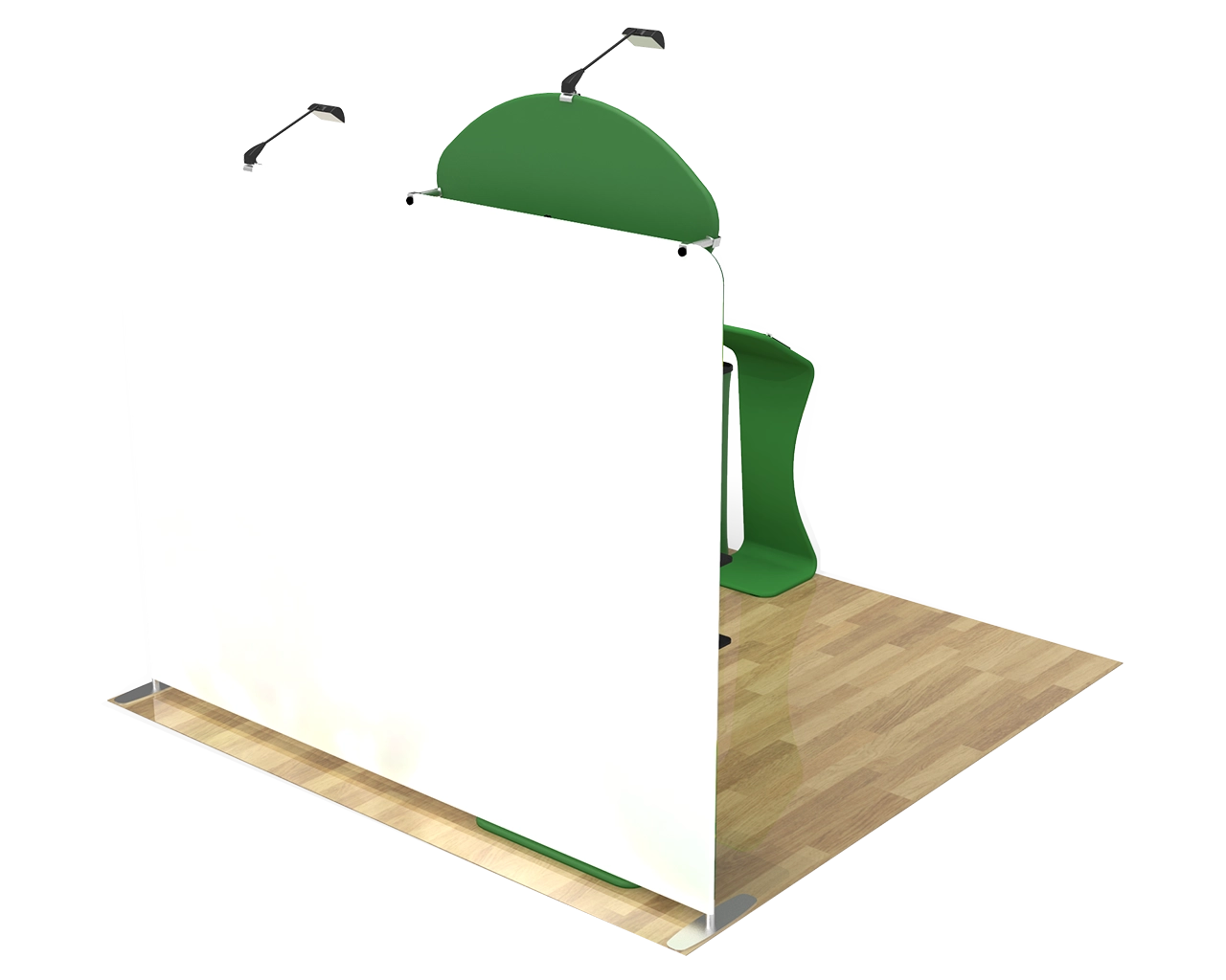 10ft Custom Portable Trade Show Booth Kit I