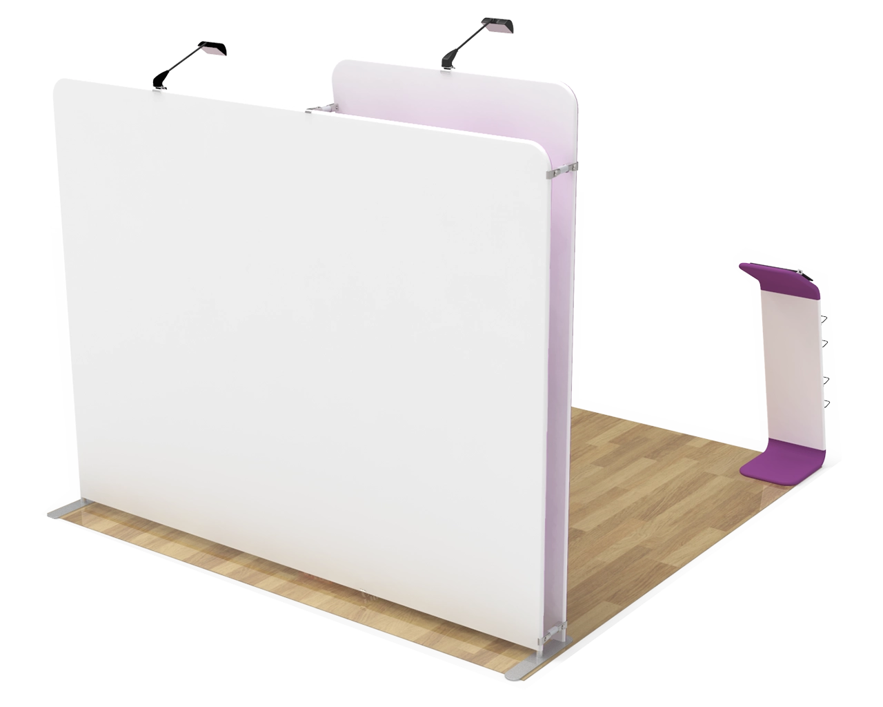 10ft Custom Archy Monitor Trade Show Booth Kit N