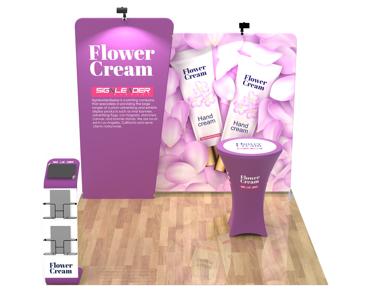 10ft Custom Archy Monitor Trade Show Booth Kit N