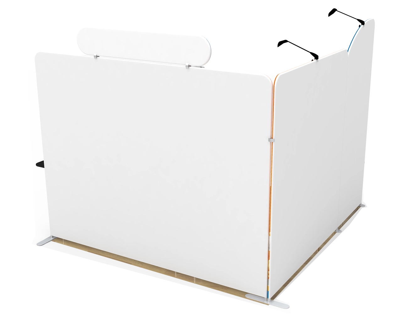 10ft Custom Portable Trade Show Booth Kit T