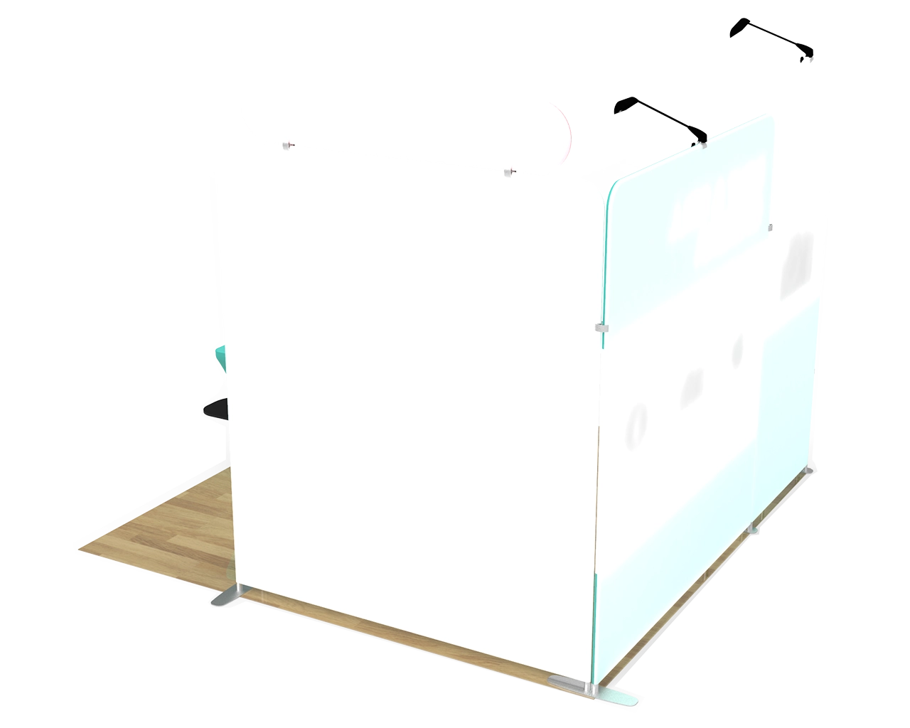 10ft Custom Portable Trade Show Booth Kit U