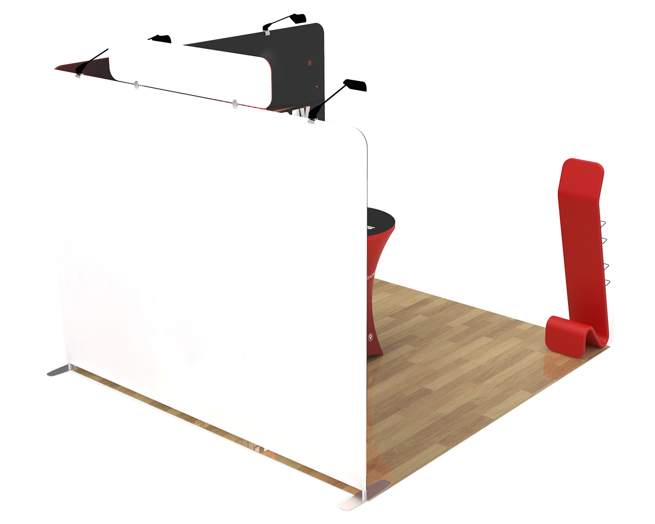 10ft Custom Portable Trade Show Booth Kit X