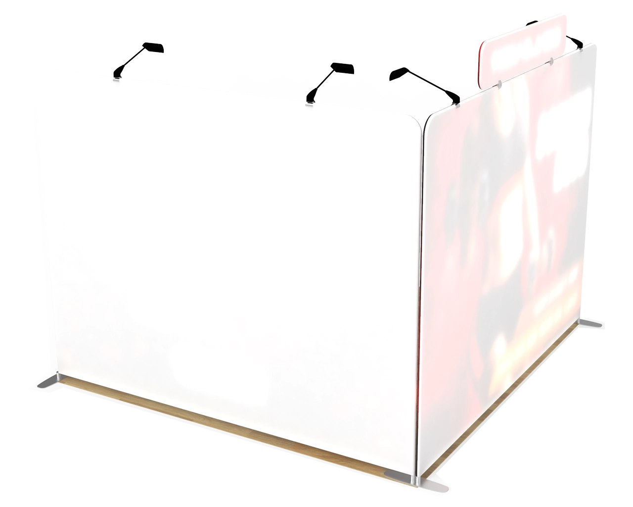 10ft Custom Portable Trade Show Booth Kit X