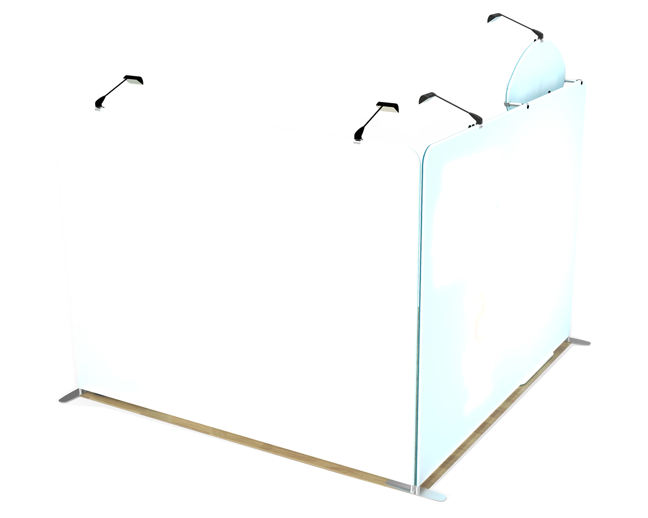 10ft Custom Portable Trade Show Booth Kit Z