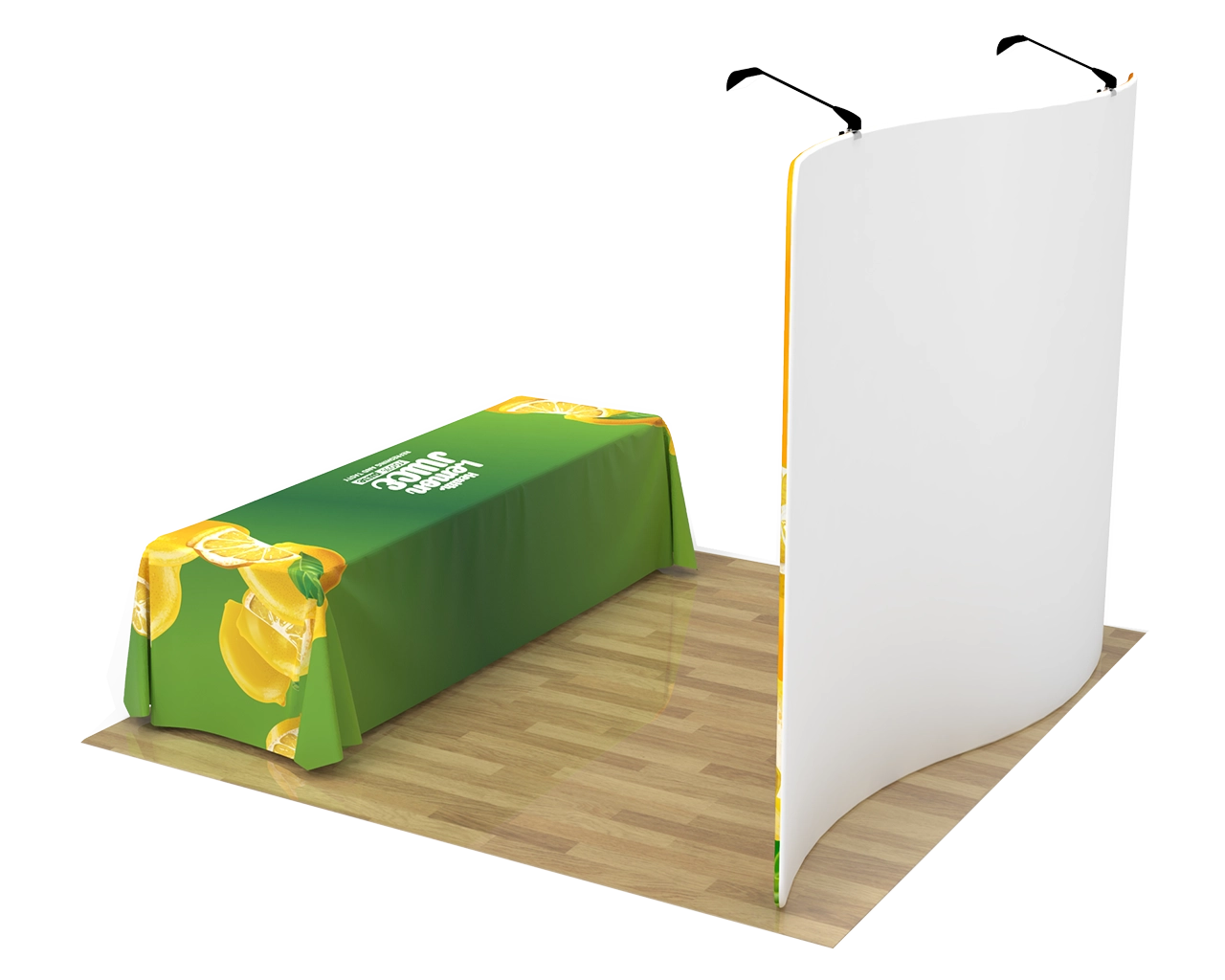 10ft S Shape Portable Trade Show Booth Kit 09