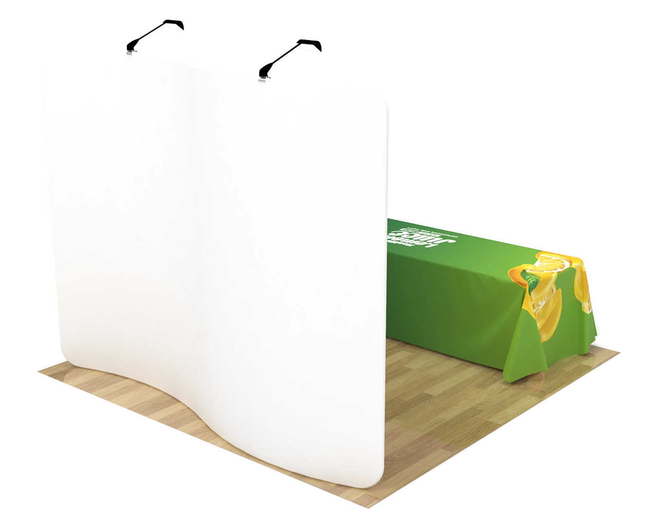 10ft S Shape Portable Trade Show Booth Kit 09