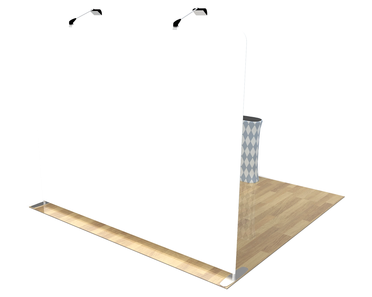 10ft Straight Portable Trade Show Booth Kit 04