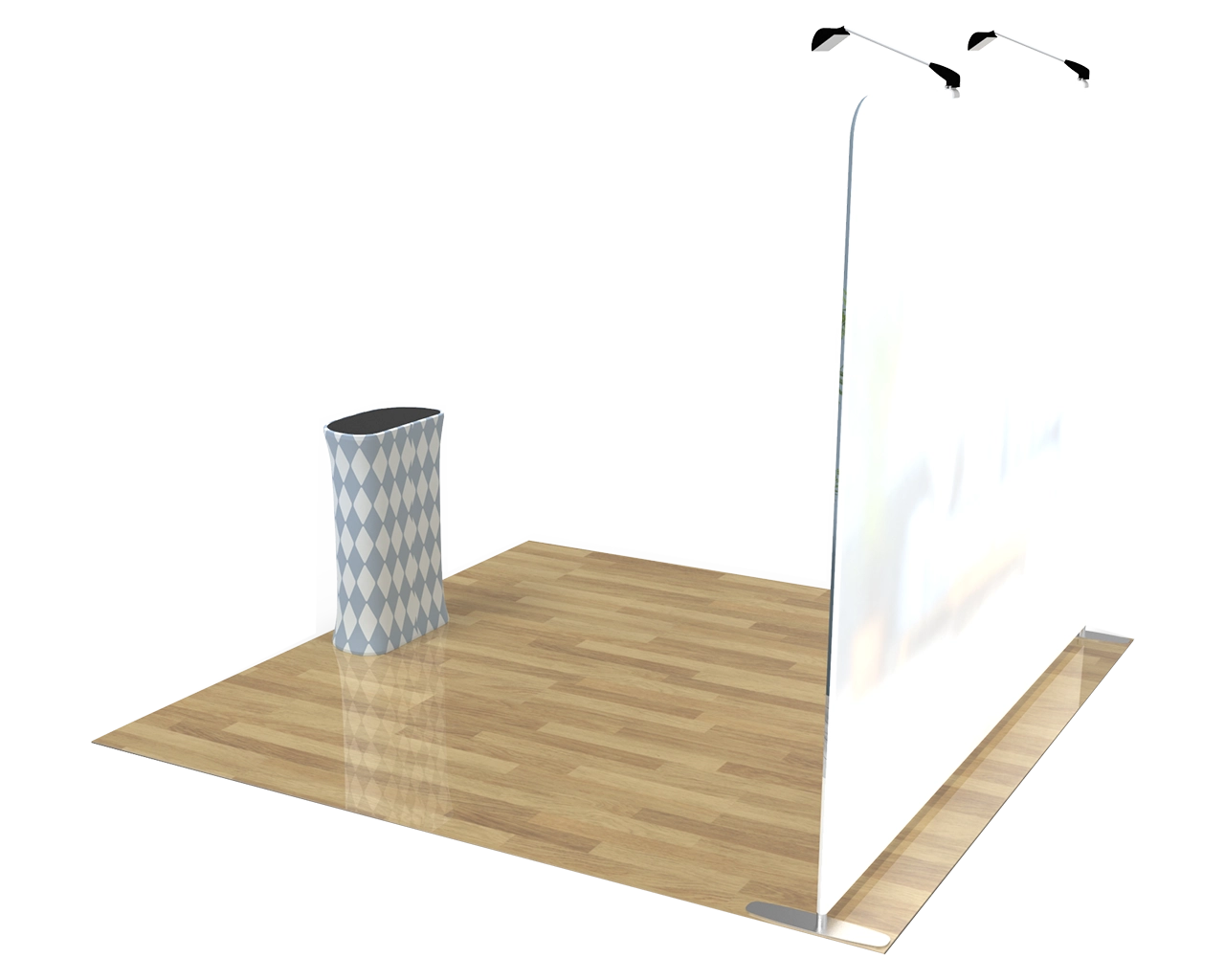 10ft Straight Portable Trade Show Booth Kit 04