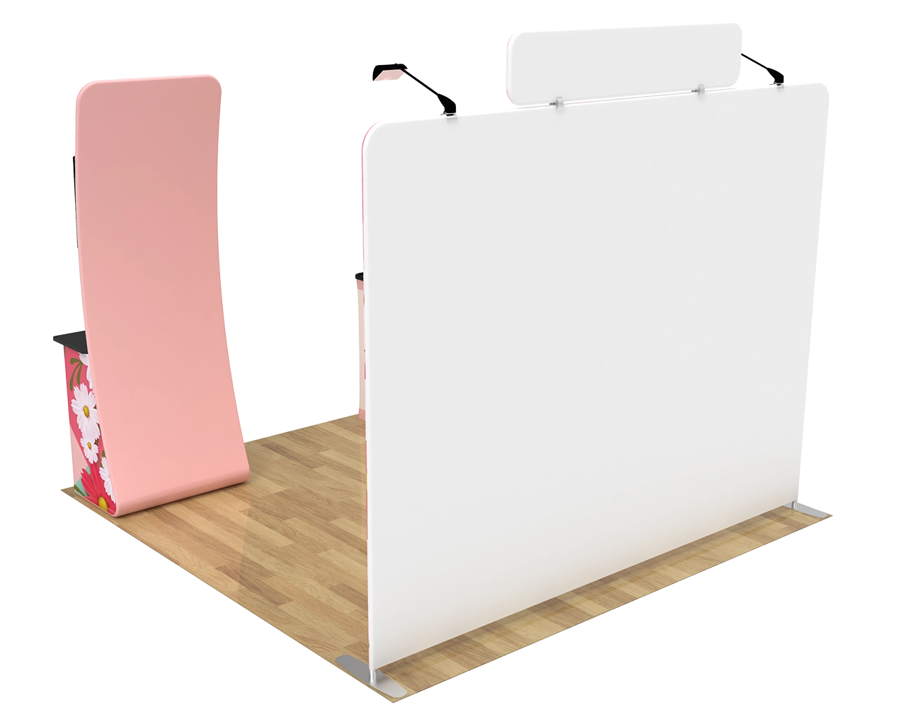 10ft Straight Portable Trade Show Booth Kit 27