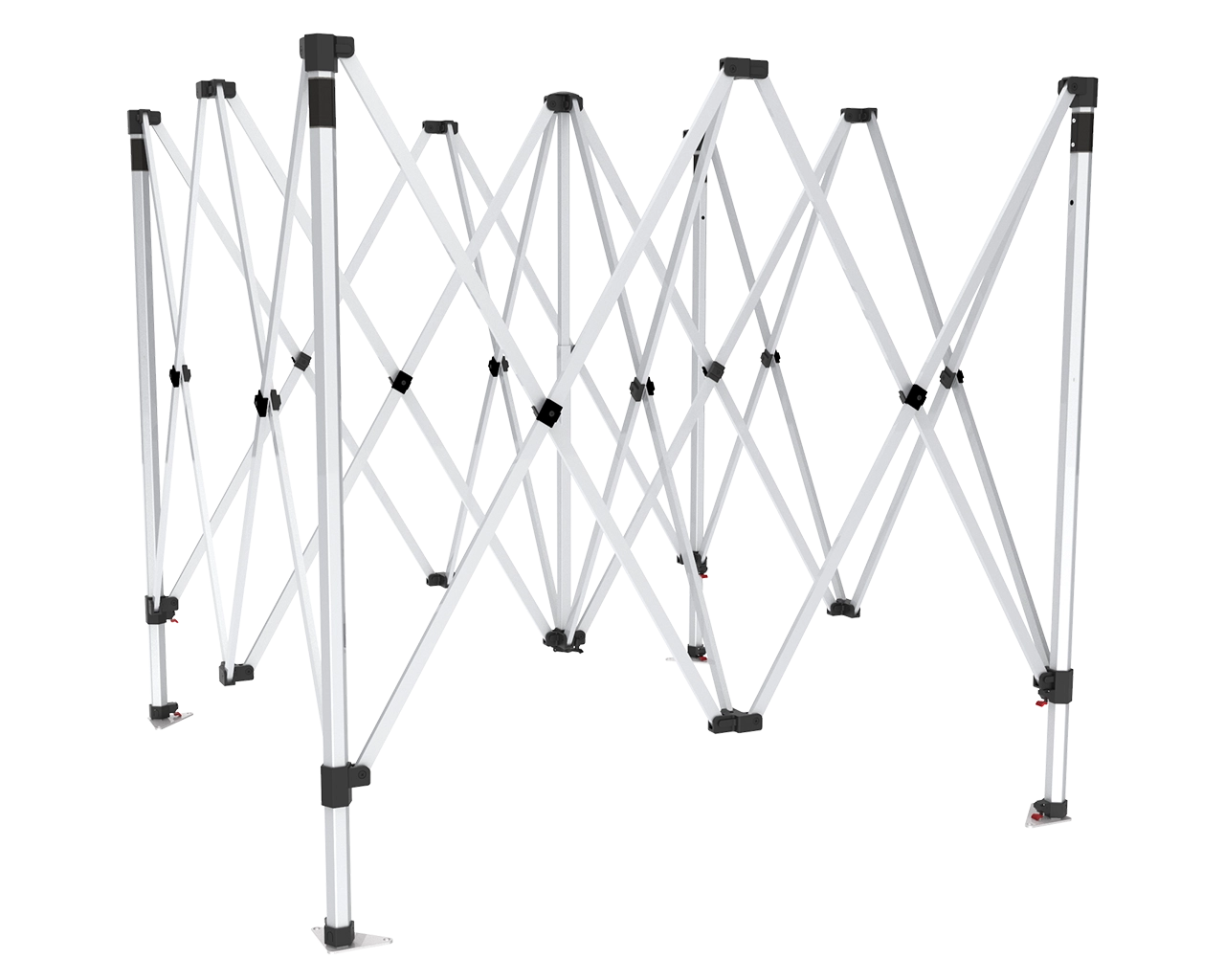 10x10 Canopy Frame - 40mm Aluminum Tent Hardware