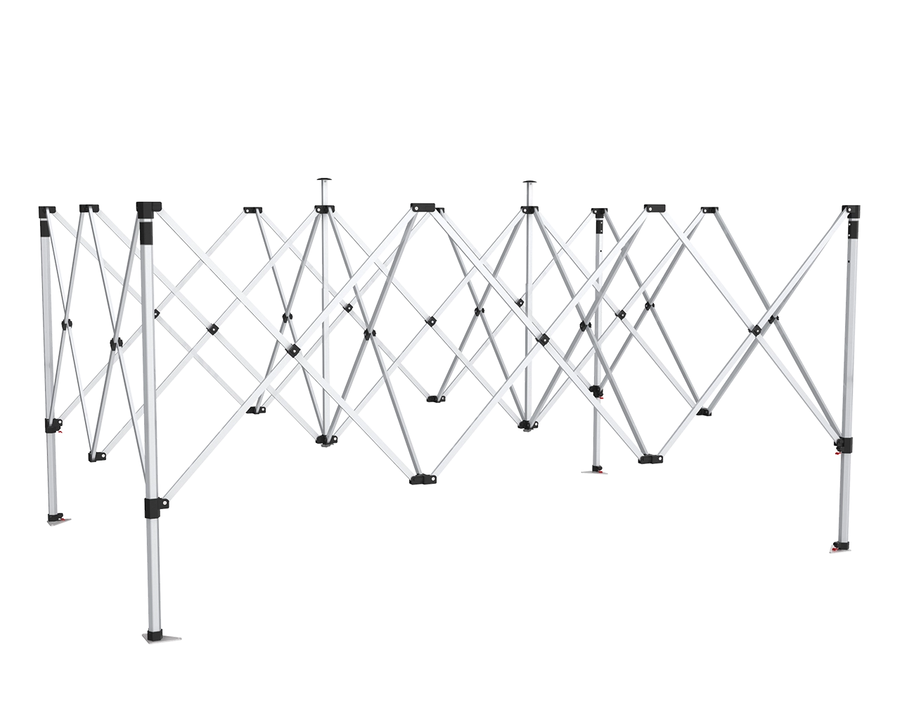 10x15 Canopy Frame - 40mm Aluminum Tent Hardware