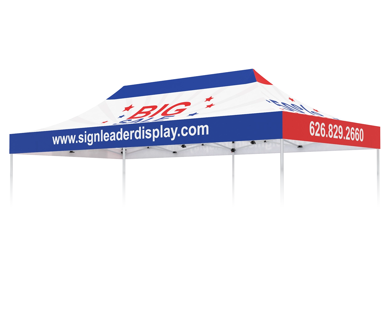 10x20 Custom Printed Canopy Top