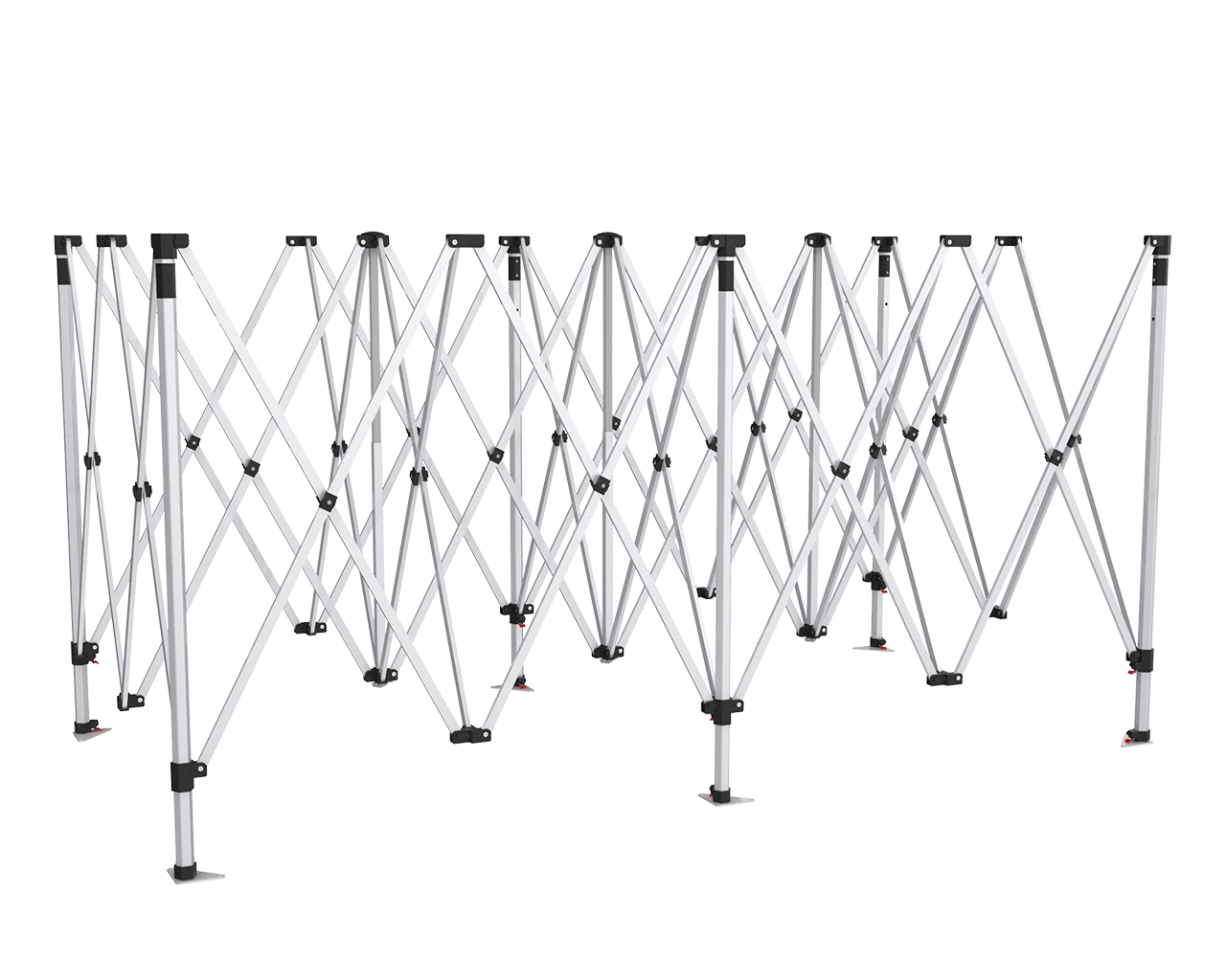 10x20 Canopy Frame - 40mm Aluminum Tent Hardware