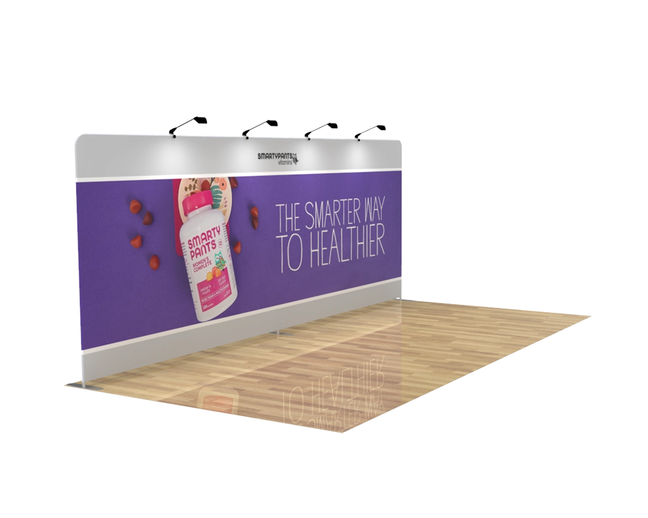 20ft Straight Tension Fabric Display 