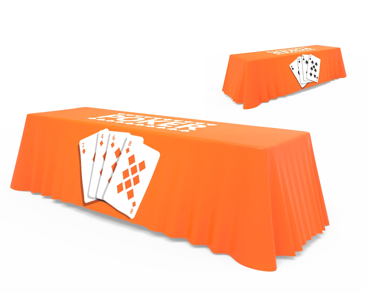 Table Cover 4 Side  (Close Back)