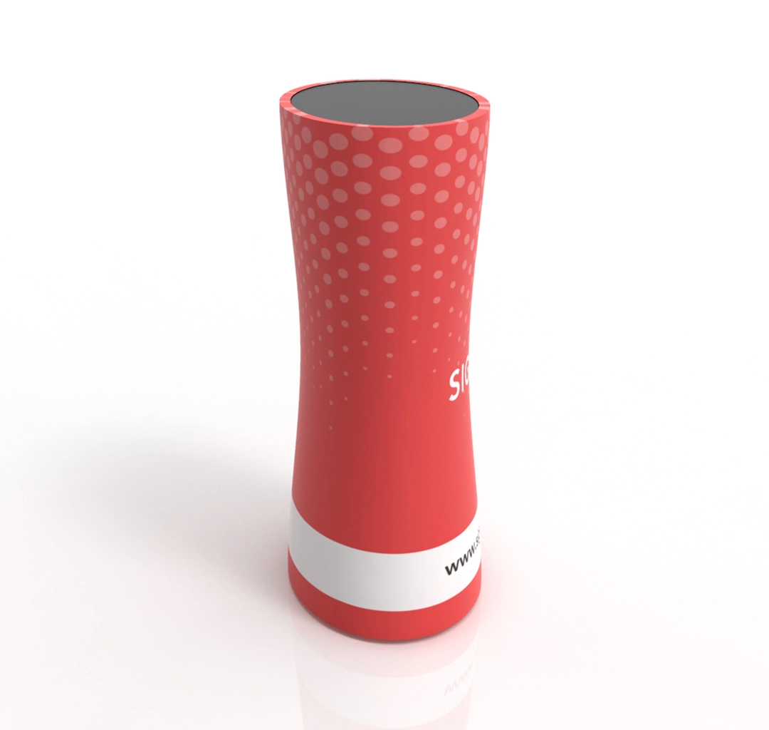 Portable Oval Display Counter With Custom Printing