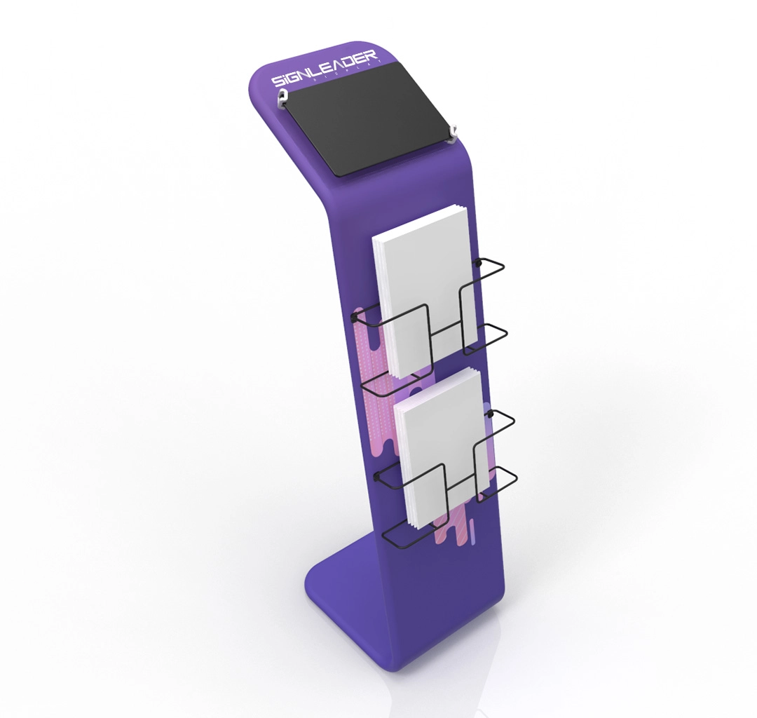 Portable iPad Literature & Brochure Banner Stand