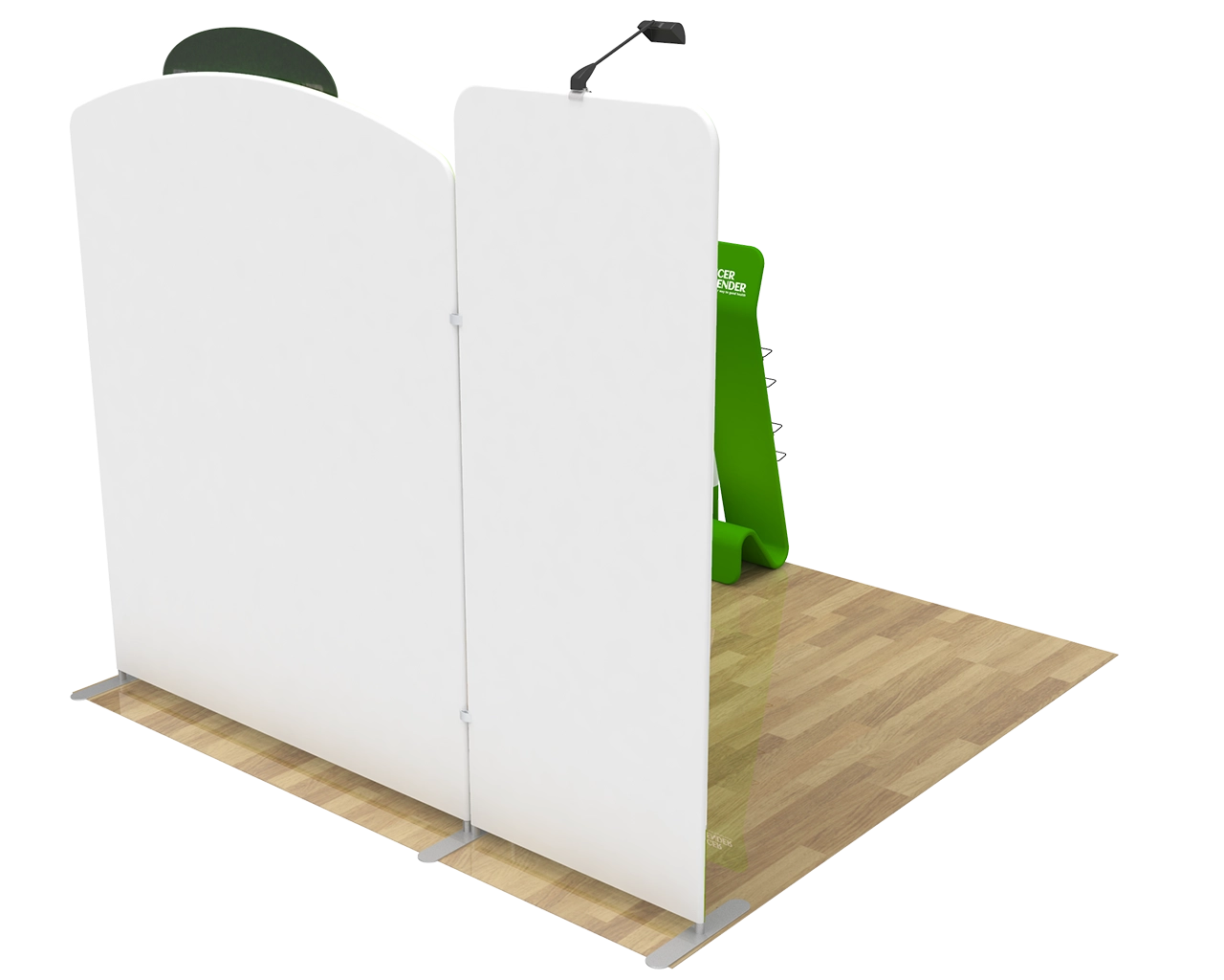 10ft Commercial Portable Custom Trade Show Booth Combo 04