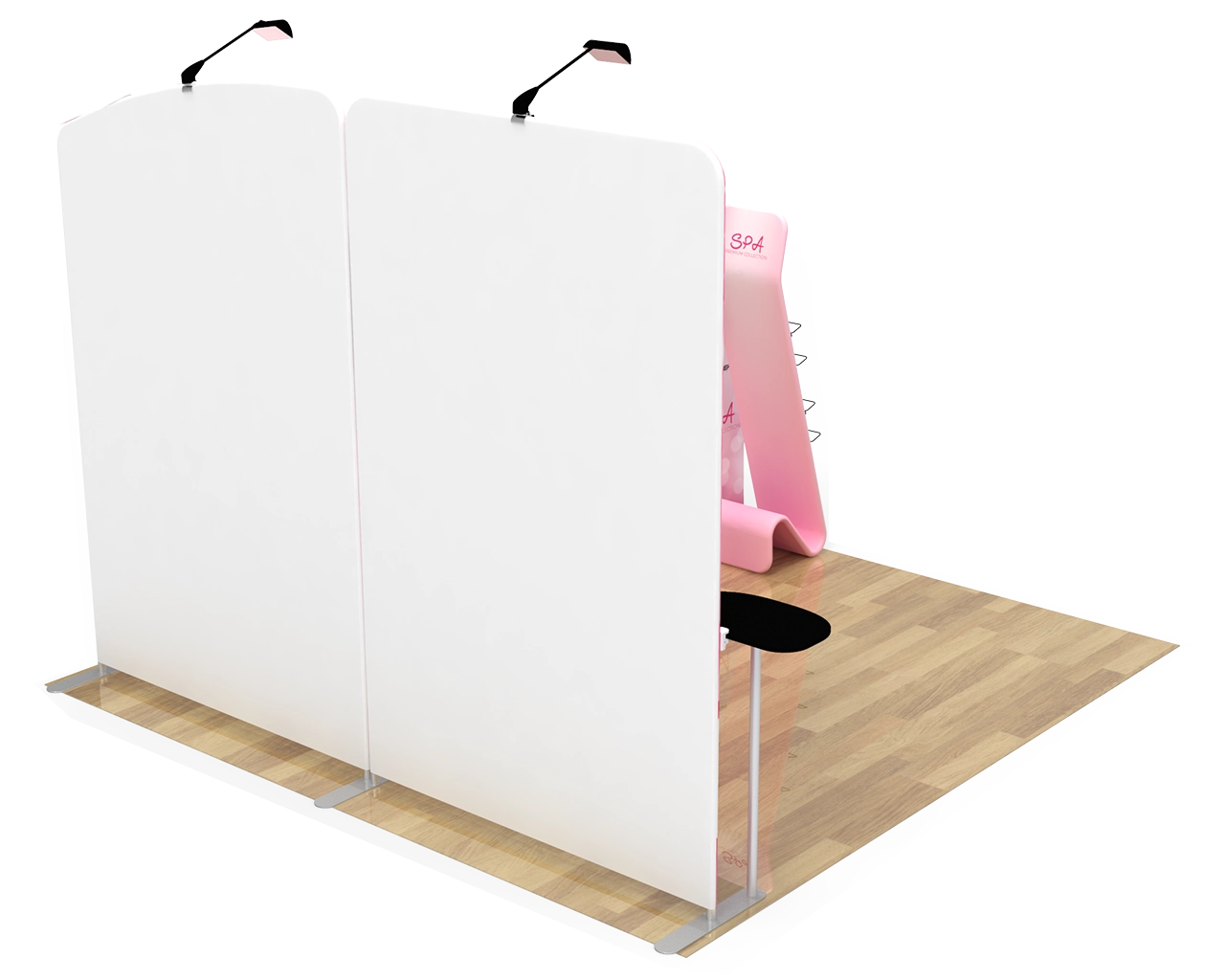 10ft Custom Panels Portable Trade Show Booth Kit A1
