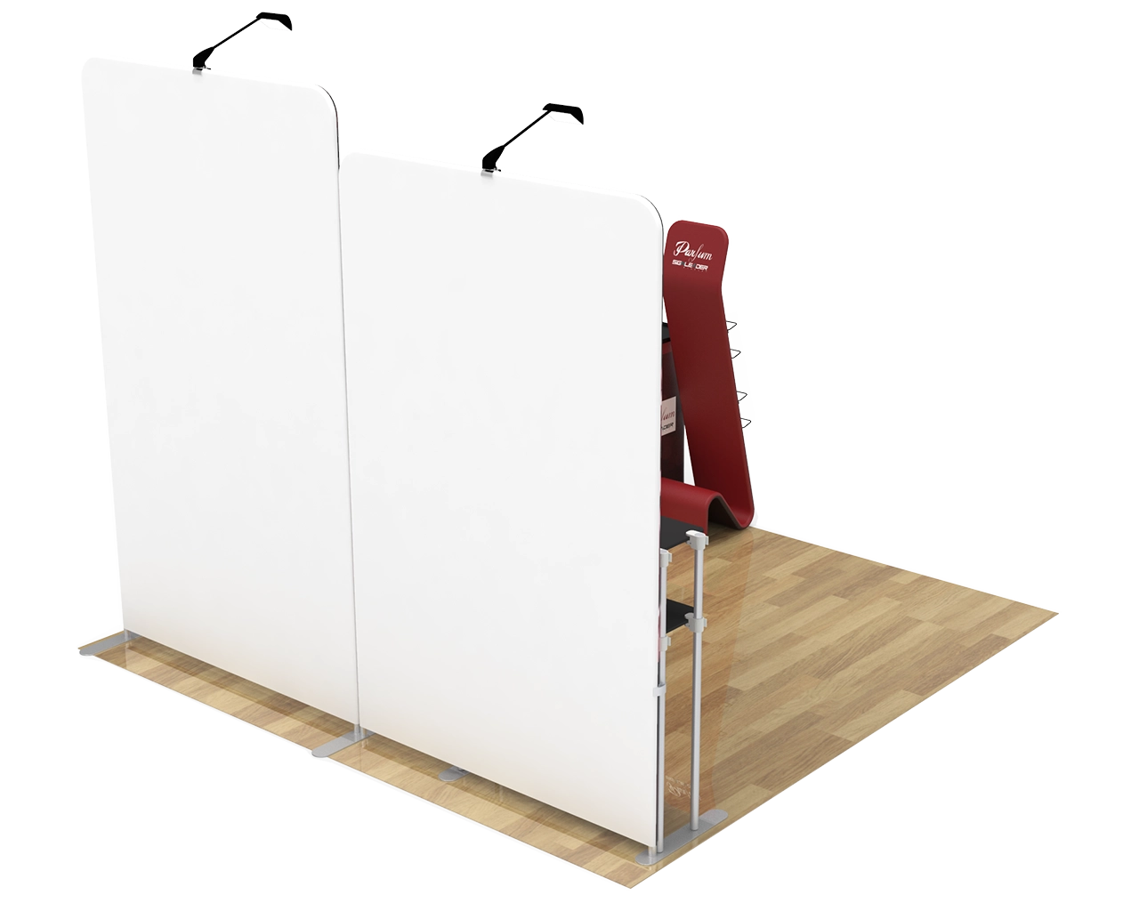 10ft Custom Portable Trade Show Booth Kit B1