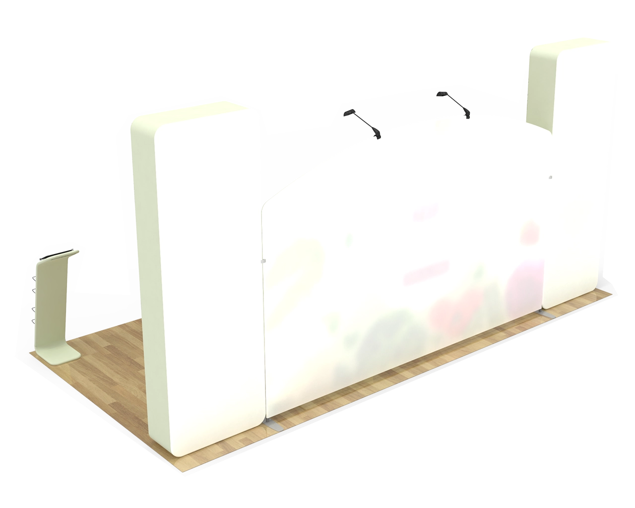 10x20ft Commercial Custom Trade Show Booth Combo R