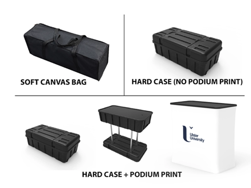 10ft Straight Velcro Fabric Pop Up Display