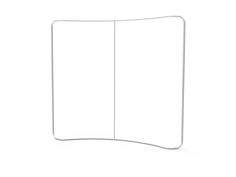 8ft Curved Tension Fabric Display