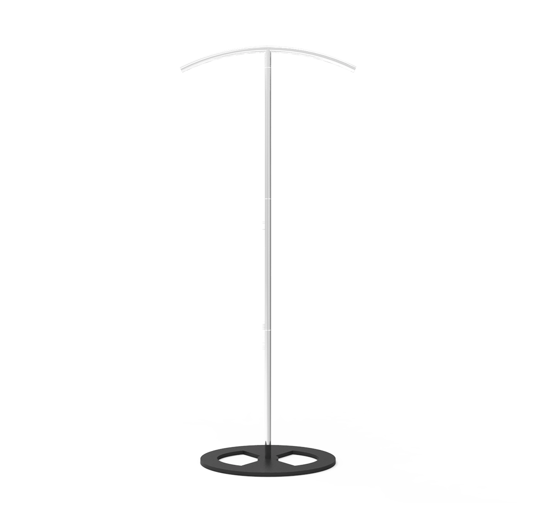 Curved Top Tension Fabric Banner Stand with Double-Sided Graphic